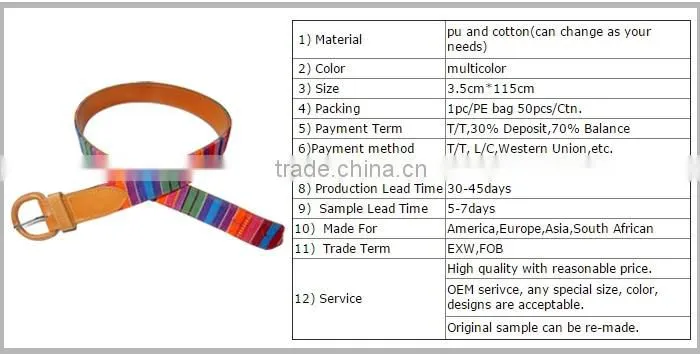 multicolor ethnic belt,peruvian handmade embroidered belts customized