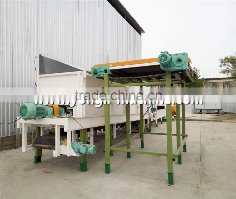 Single double roller automatic wood peeler machine