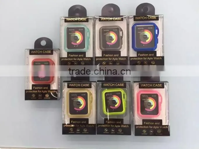 For Apple Watch Protective Clear Soft Tpu Cover