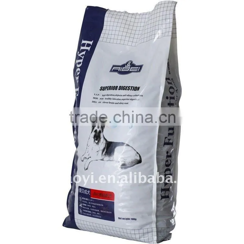 Side sealed packing bag for pet food