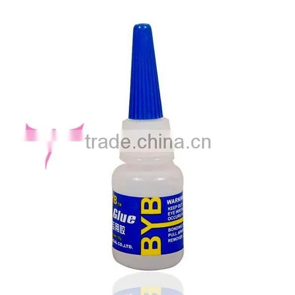 BYB Brand nail glue,artificial nail glue,nail rhinestone glue