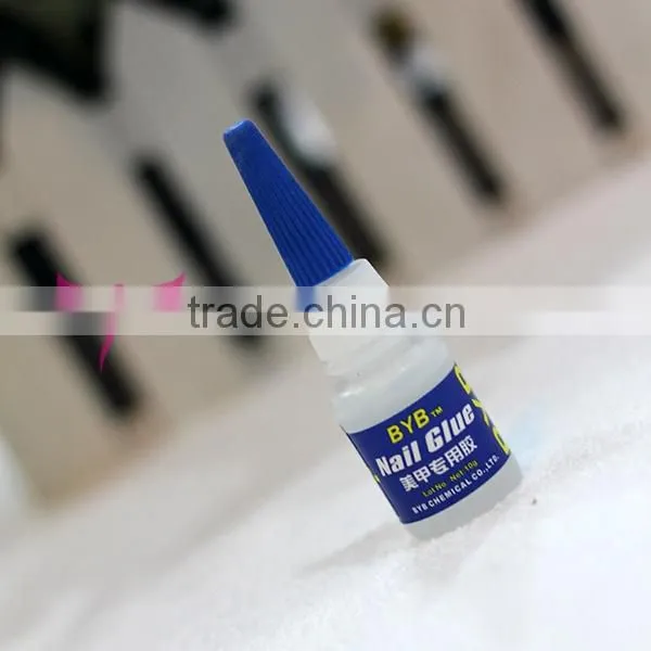 BYB Brand nail glue,artificial nail glue,nail rhinestone glue