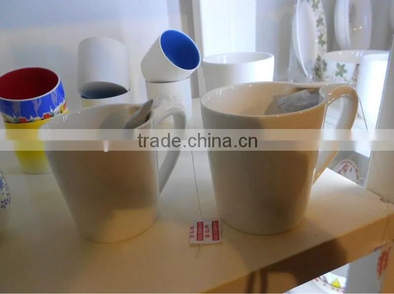 10/12OZ hot selling ceramic tea bag holding cup