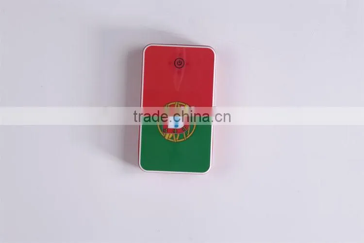 World Cup 2014 mobile power bank supply general charger as gift wholesale 10000mAh