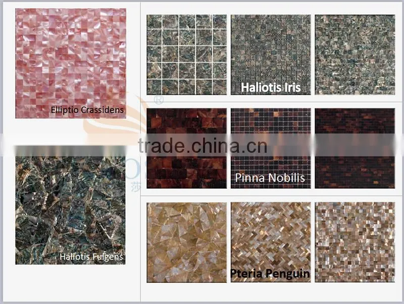 Mother of pearl regular seamless mosaic Tile for home decor