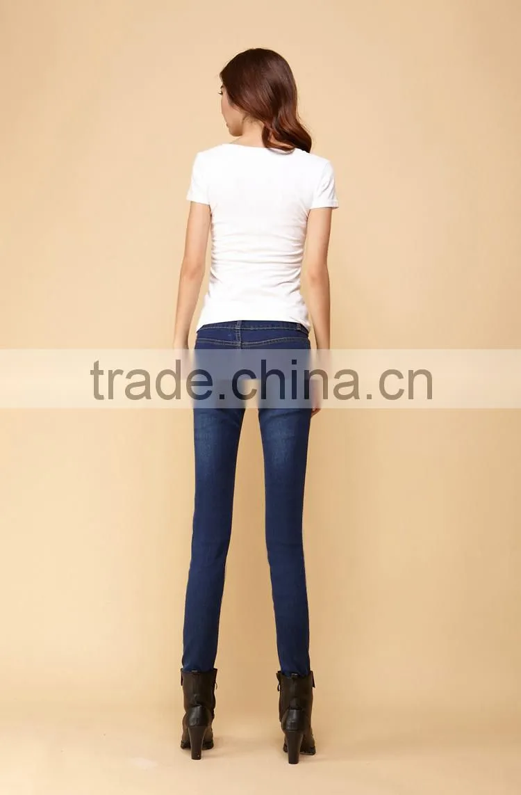 Hot-selling elegant autumn high quality women denim pants