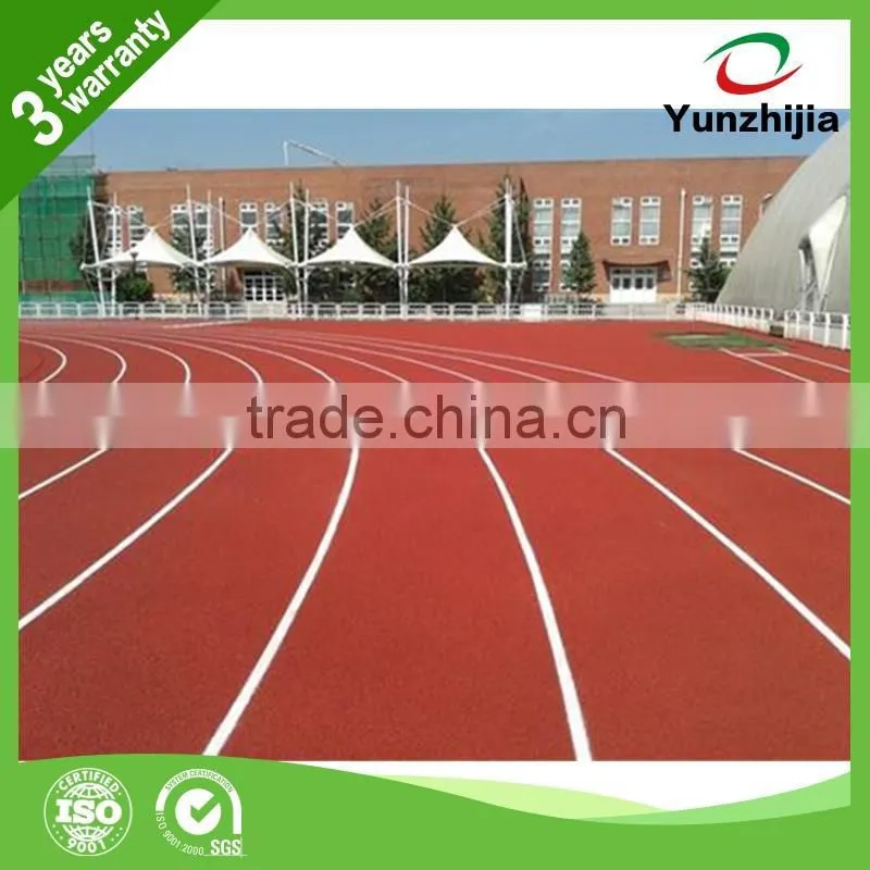 Guangzhou rubber running track material for college