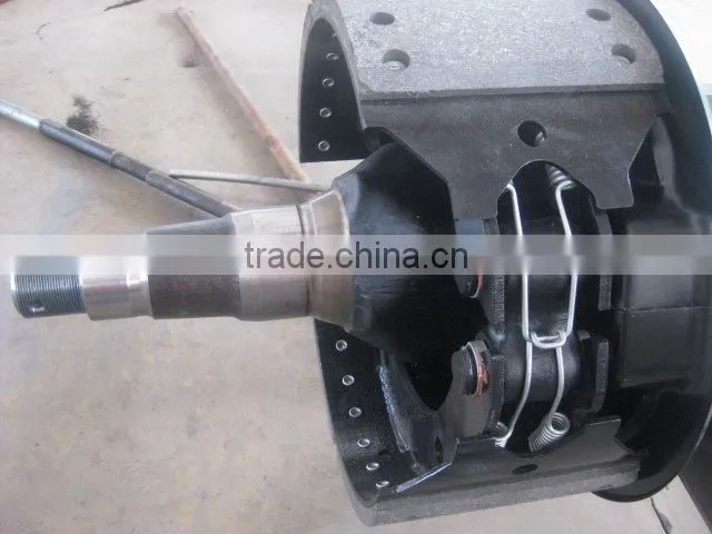 Semi trailer axle wheel hub
