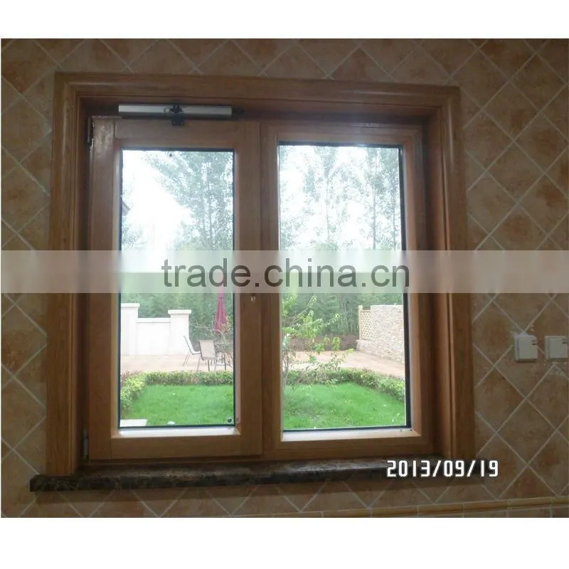 Moser german style IV78 wood with aluminium cladding Turn and tilt electric drive opening window