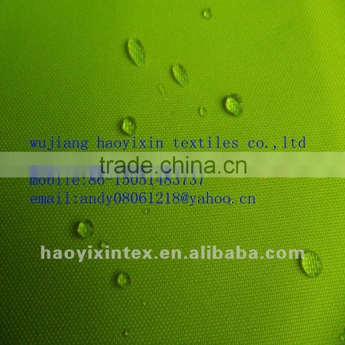 150D FDY Oxford Coating and Fluorescent Fabric