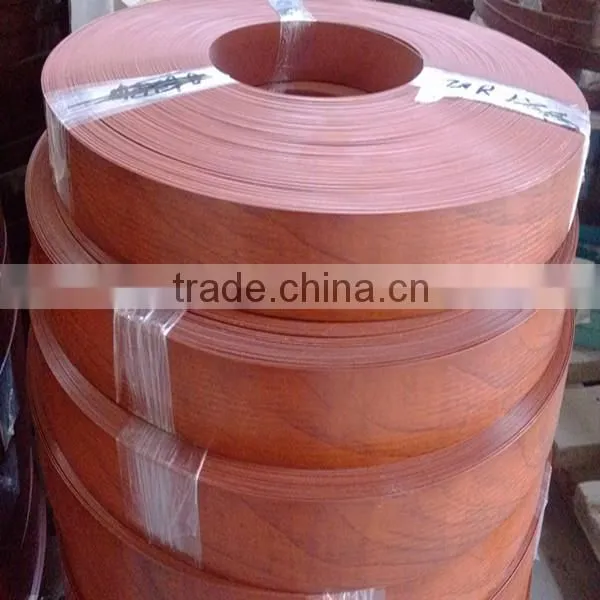 High Glossy Wood Grain PVC edge banding