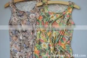 women's stitching style in casual dress