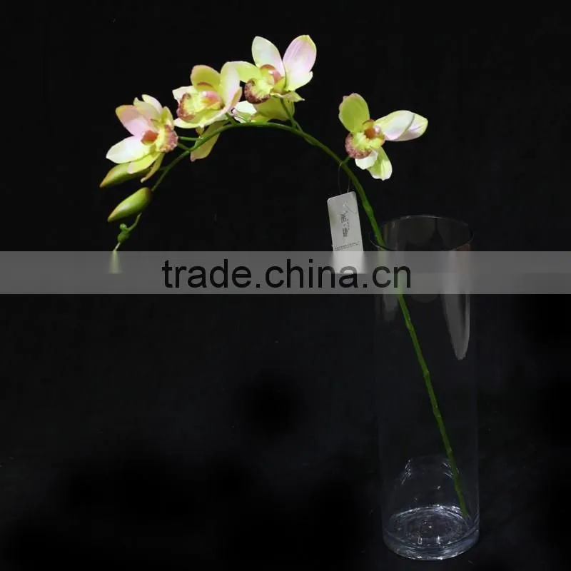 Hot sale 2016 low price artificial flower simulation butterfly orchid with seven heads