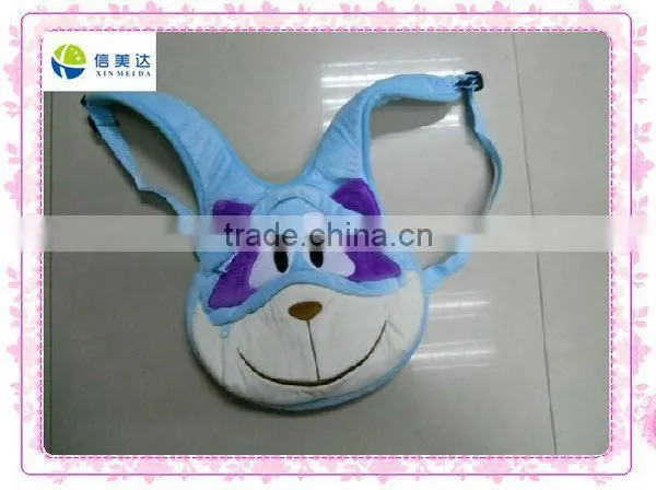 Pink pig kids plush backpack