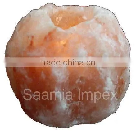 Beautiful Himalayan Salt Natural Candle Holder