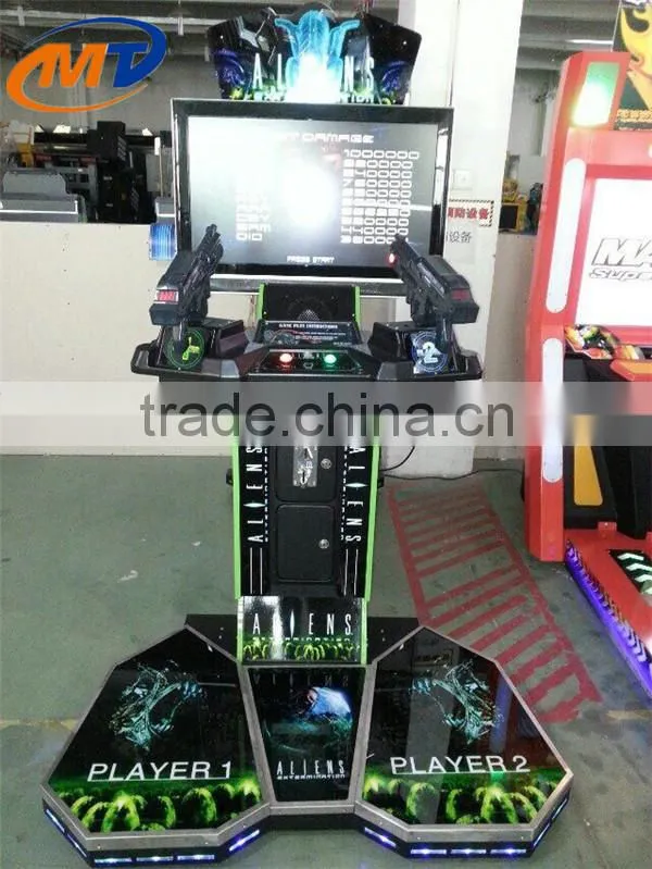 2016 Indoor simulator arcade shooting game machine for game center with high quality