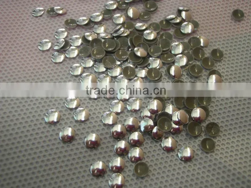 korean quality hot fix nailhead silver color