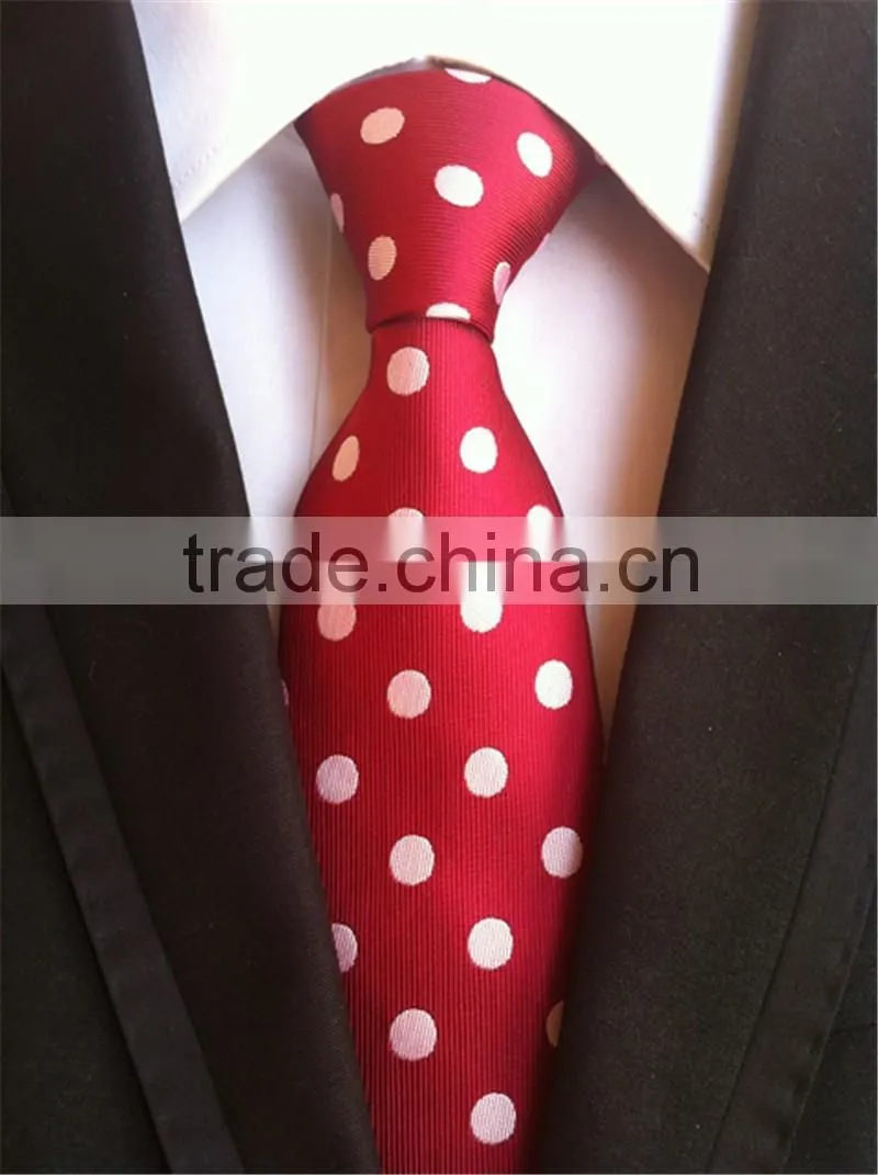 Men Ties Popular Polka Dot Plain Neckties Wholesale