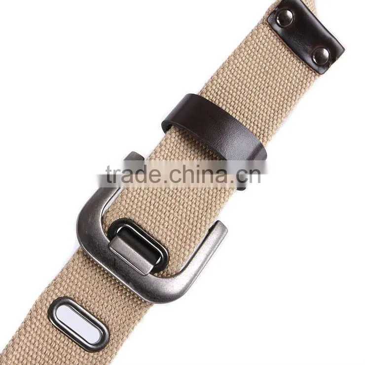 Print cotton webbing belt