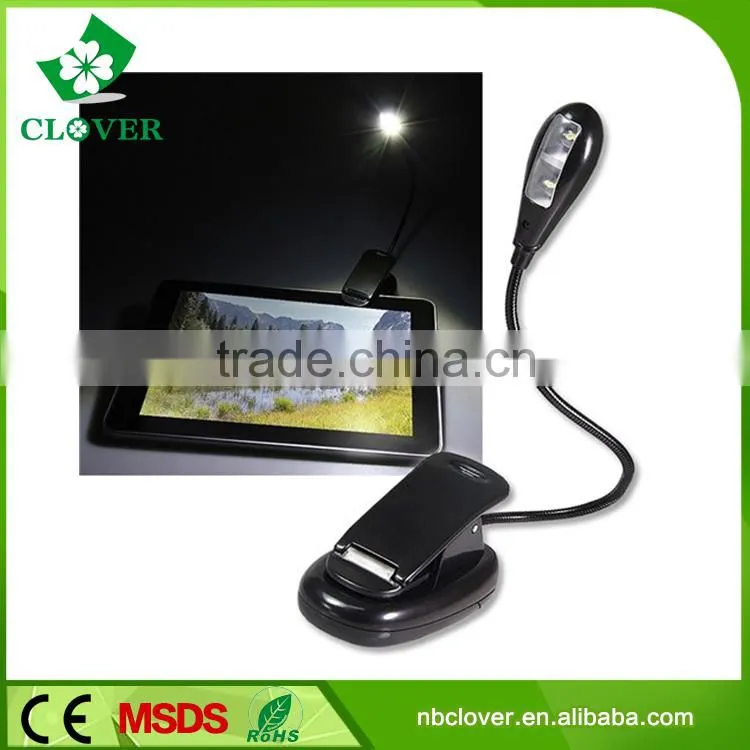 ABS material 3pcs AAA battery lamp for computer table
