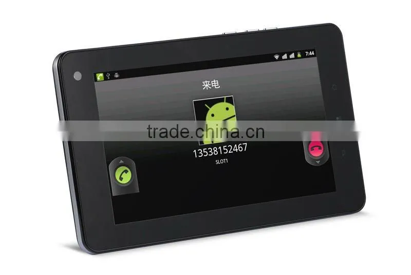 7inch Andriod 2.3,sim slot,5-point Multi-Touch Capactive Screen tablet pc+ internal 3G phone +Bluetooth