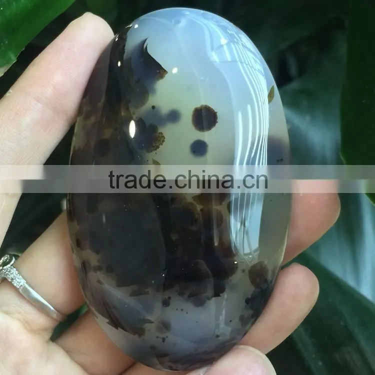 Natural Moss Agate Crystal Ornaments Wholesale