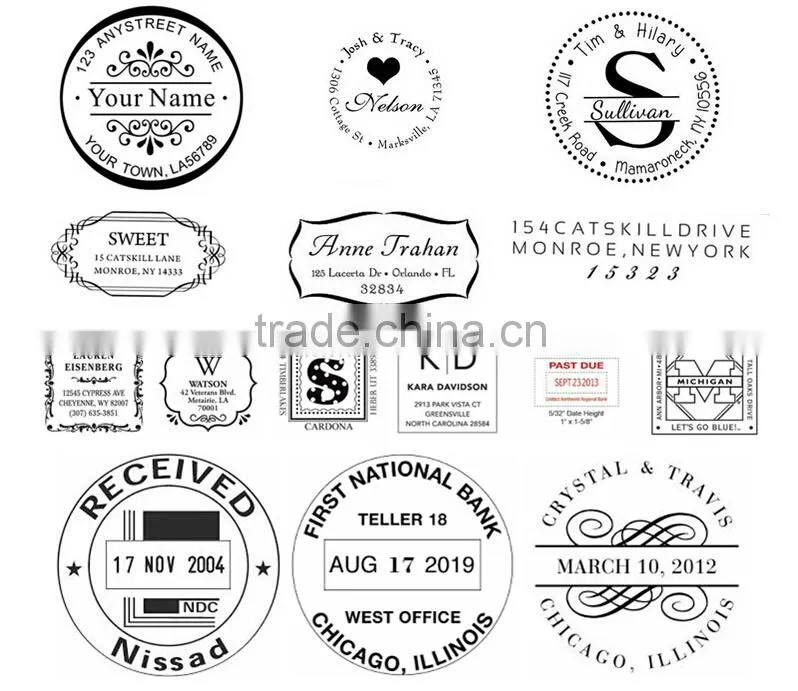 self inking stamp 3045 office inked stamp custom self-inking