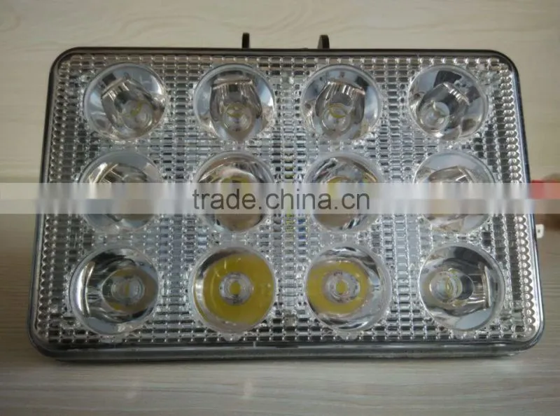 12 LEDs work light fog light for truck 12v/24v led light truck