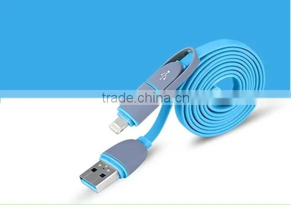 Ome Perfumed Data Cable Dual Side Micro Usb Cable For Samsung/ Iphone