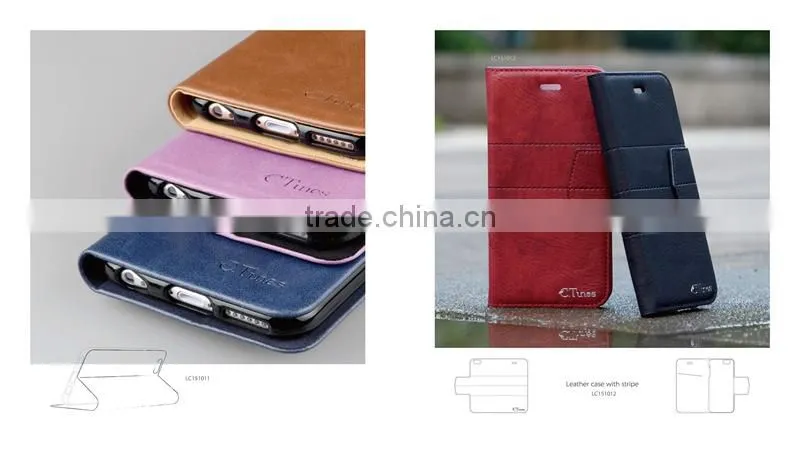 C&T Retro PU Leather flip case cover For Lenovo K3 NOTE smartphone