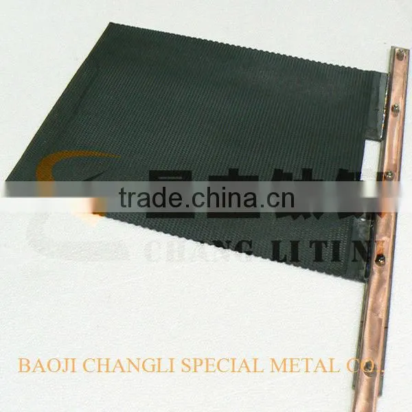 lead oxide electroplating electrode for wastewater treatment