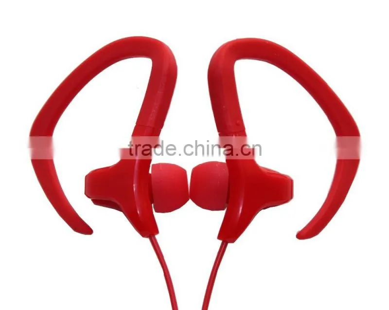Durable Earhook Earphones With Mic Colorful Earphones For Iphone Samsung