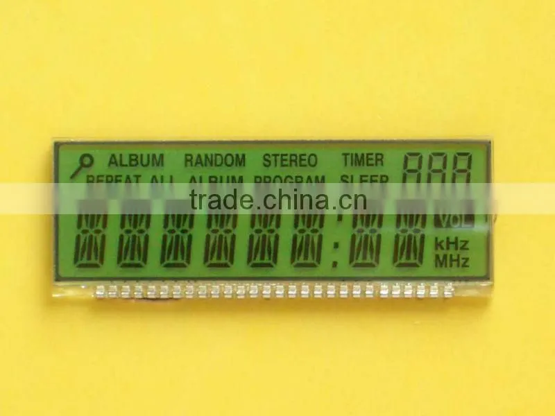 14 segment digits lcd display