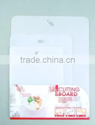 plastic thin folding chopping board/flexible cutting board