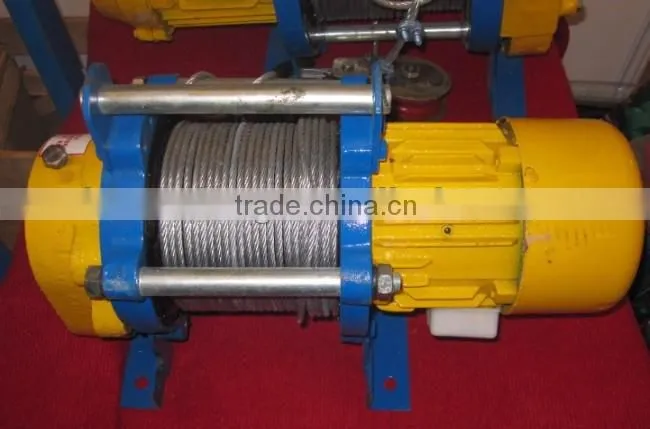 Kcd Multifunctional Electrical Motor Hoist Winch Wire Rope Hoist
