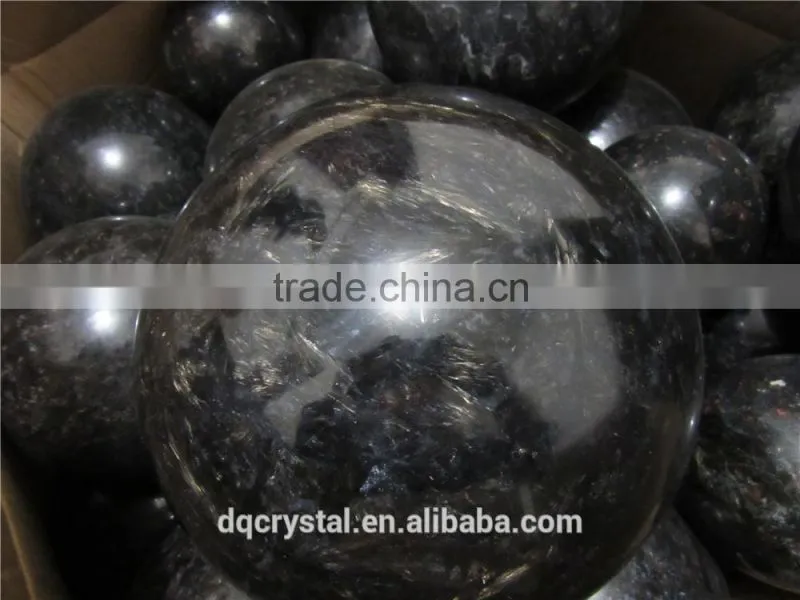 2015 New FengShui natural astrophyllite stone ball sphere quartz crystal ball sphere