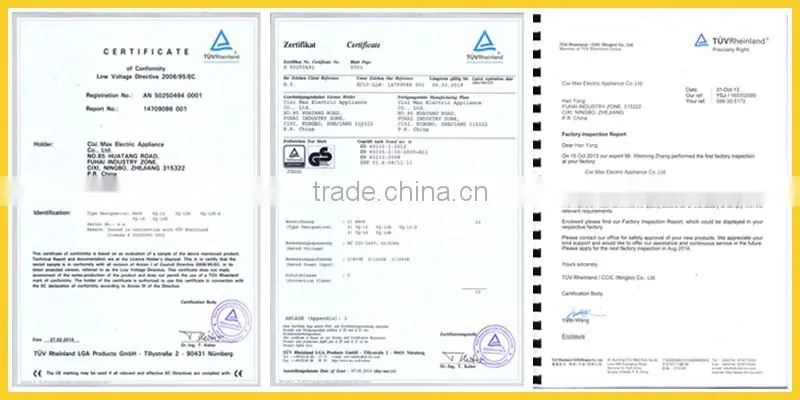 2000W cb wall mounted fan heater