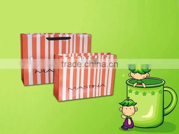 paper apparel bag for clothes