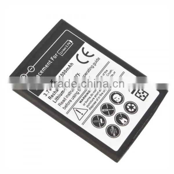 1500mAh Rechargeable Mobilephone Battery for Samsung S5360 Battery