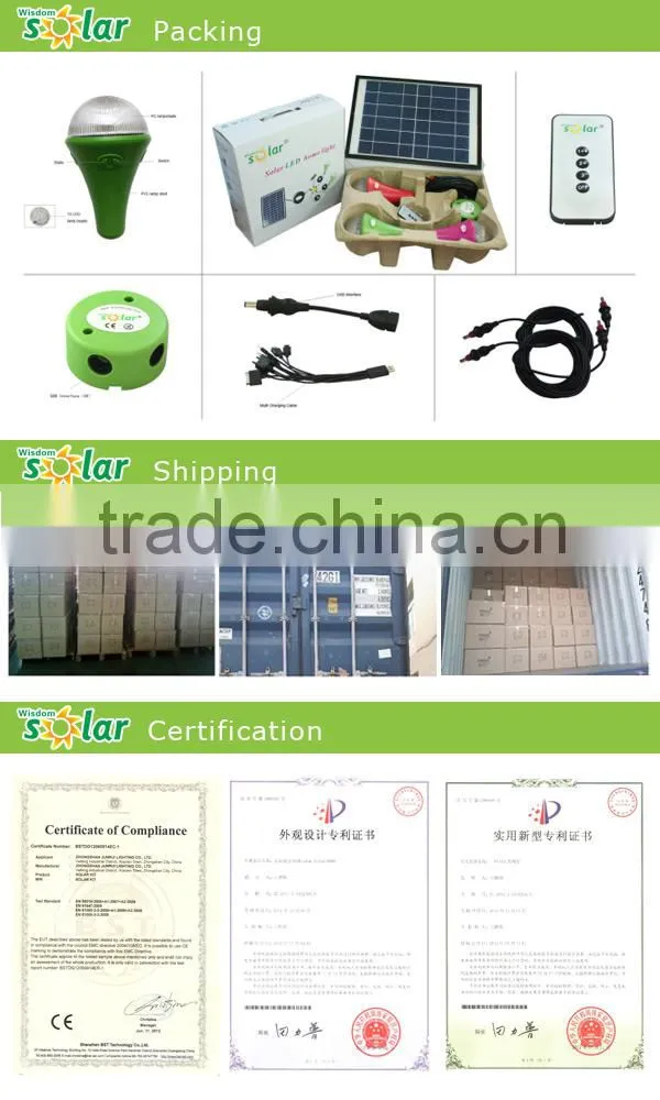 Solar LED home light camping light led emergency light