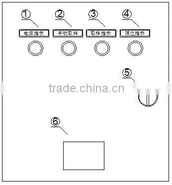 High efficiency testing device box-type automatic sampler