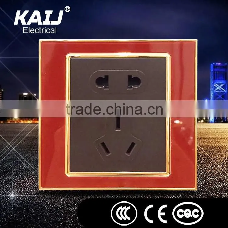 wall mounted electric light multi function gang switch socket for hotel
