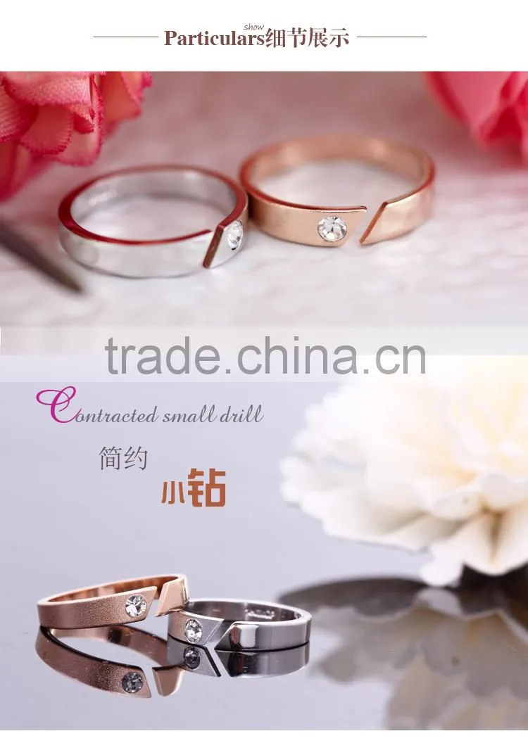 Spring Fashion gold rings design for women with Austria Crystal 40044 / 40045 nuevo