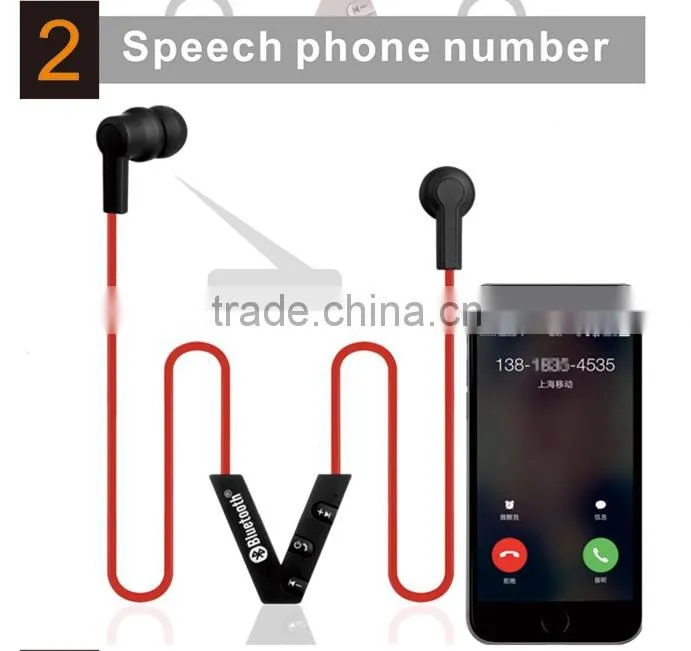 V4.1 Sports Stereo Bluetooth Wireless Headset Headphones With Excellant Deep Bass