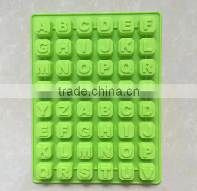 New 2016 silicone numbers and letter cake mold,3 D silicone cake mould
