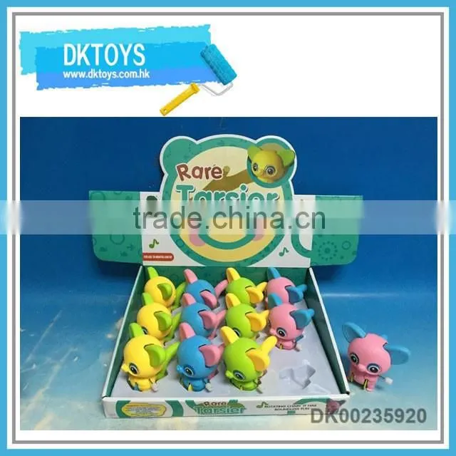 Lovely design plastic material wind up cow 12 pcs