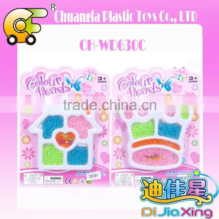 New Design DIY Plastic beaded bracelet kids diy crafts