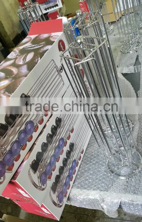 coffee capsules holders and rotatable coffee capsule holder