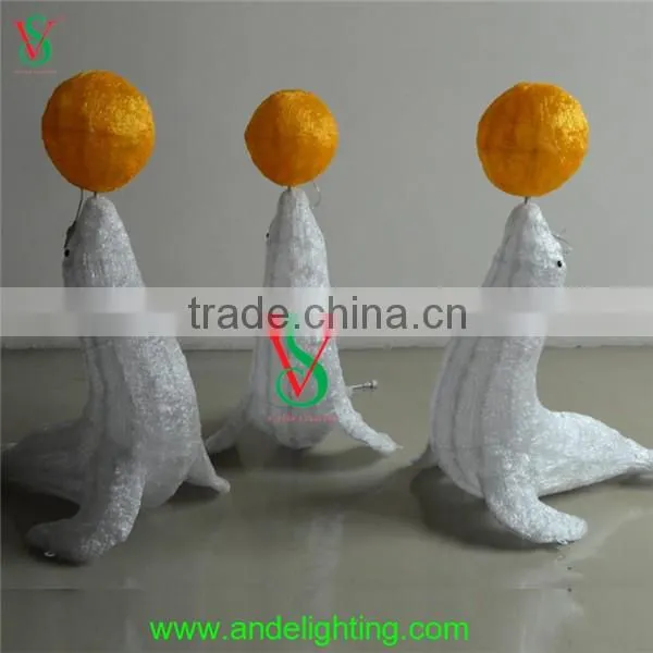Christmas toy Sea lion figure light