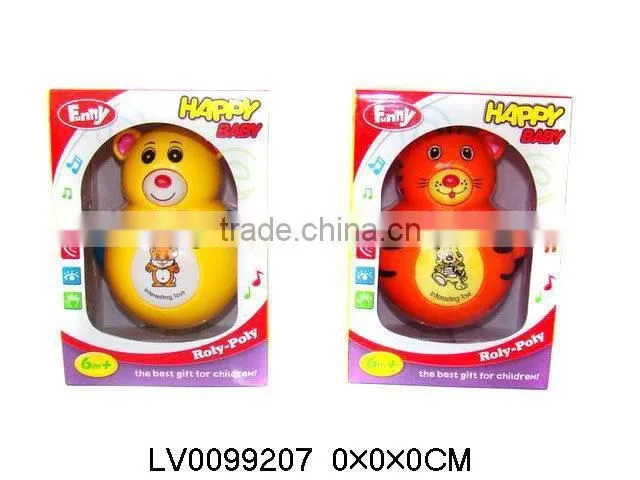 musical daruma doll toys with light